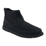 Мъжки Черни Боти Chelsea от Естествен Велур 10845 Hush Puppies 